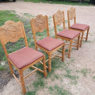 Farmhouse chairs, late 1800's 