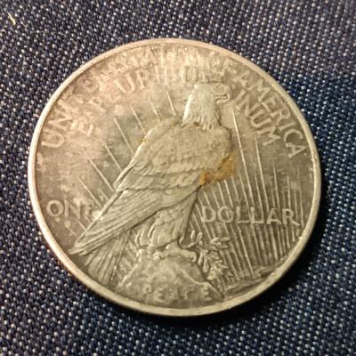 1925 PEACE SILVER DOLLAR