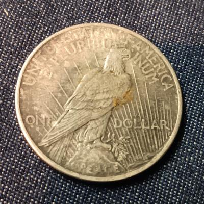 1925 PEACE SILVER DOLLAR