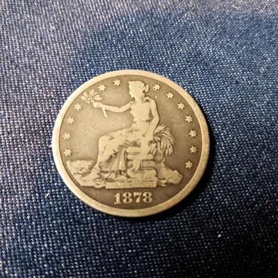 1878 TRADE SILVER DOLLAR