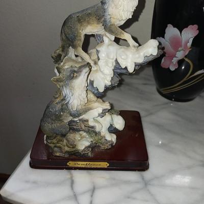 JAPANESE VASE, MARBLE TOP TABLE AND MORE