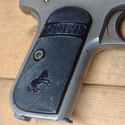 Vintage Colt Automatic .32 Caliber Rimless Smokeless Firearm with Magazine