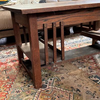 Arts & Craft Style Coffee Table (LR-DZ)