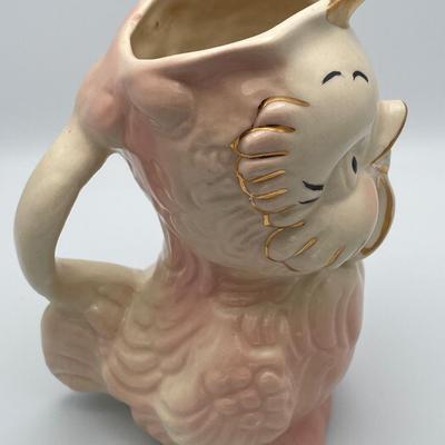 Vintage Owl Pitcher by Shawnee Pottery