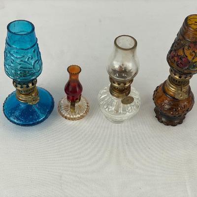 Vintage Mini Oil Lamps
