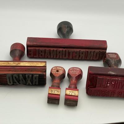 Vintage Stamps from a Seed Company