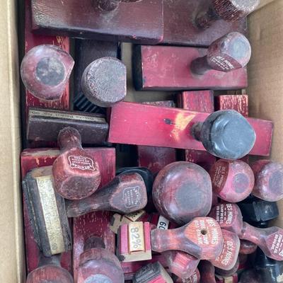 Vintage Stamps from a Seed Company