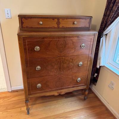 785 Vintage Mixed Woods Dresser