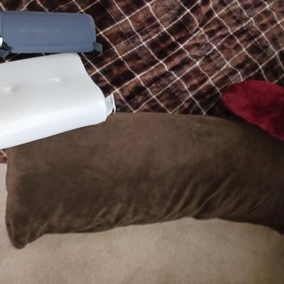 HEATED THROW BLANKET, BACKREST PILLOW, LUMBAR ROLL