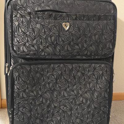 Large Diane von Furstenberg Luggage with Heart Motif