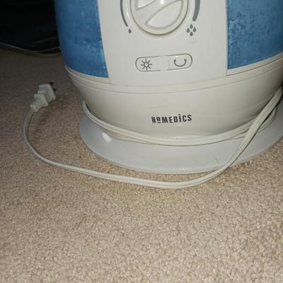 SHARPER IMAGINE AIR PURIFIER, DESK LAMP, HOMEDICS HUMIDIFIER