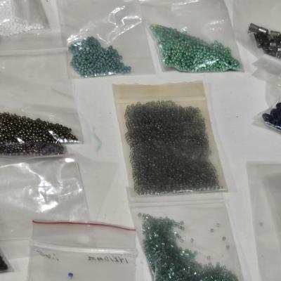 Large Lot of Bagged Beads