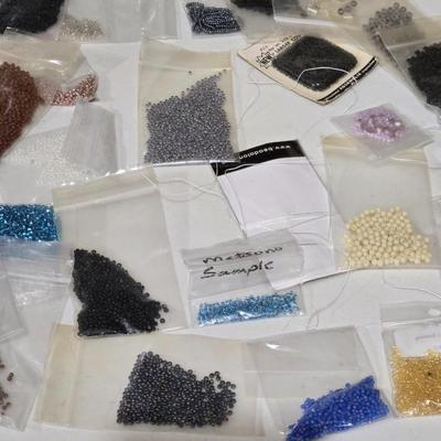 Large Lot of Bagged Beads
