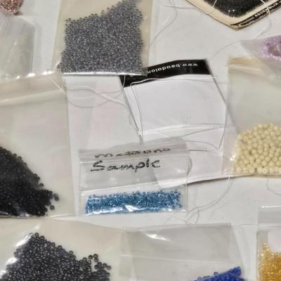 Large Lot of Bagged Beads