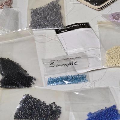Large Lot of Bagged Beads