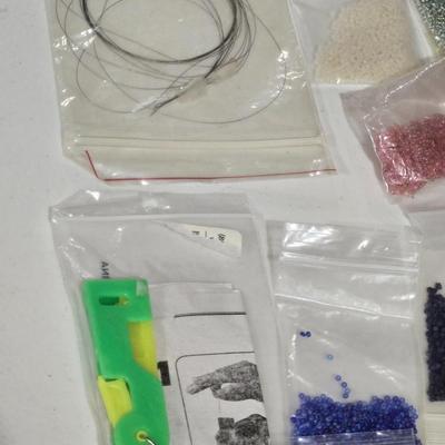 Large Lot of Bagged Beads