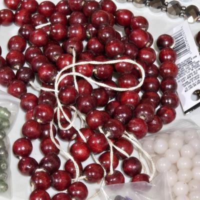 Large Lot of Bagged Beads
