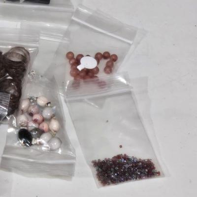 Large Lot of Bagged Beads