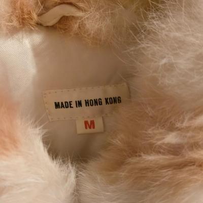 Vintage Ladies Real Rabbit Fur Jacket