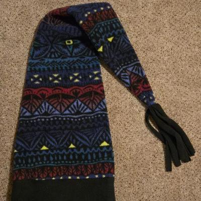 Fleece Winter Hat and Broncos Scarf