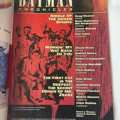 The Batman Chronicles Issues #1-3