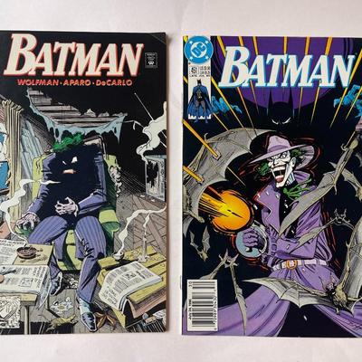 Batman Issues #441, #447-#451, #453-#455