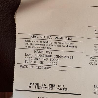 Lane Furniture Industries Leather Recliner (LR-DZ)