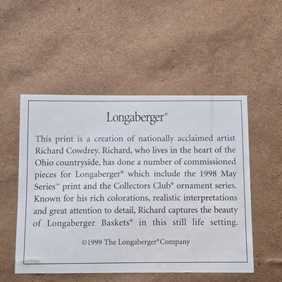 Longaberger Framed Basket Print