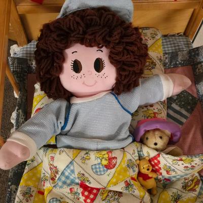 Vintage Whitney Bros. 1950s Doll Bed Crib