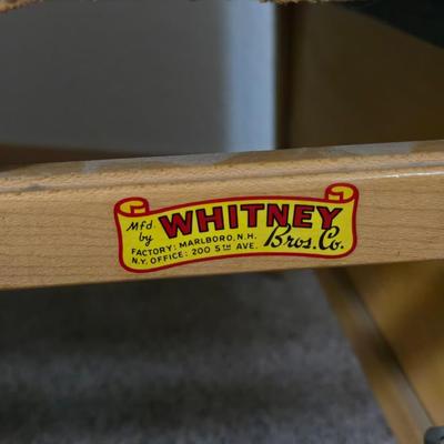 Vintage Whitney Bros. 1950s Doll Bed Crib