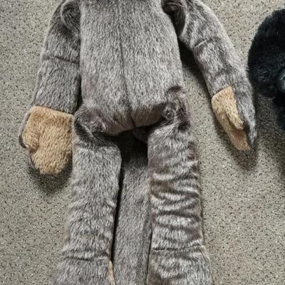 Vintage Plush Monkey and Gorilla
