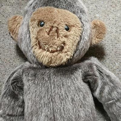 Vintage Plush Monkey and Gorilla