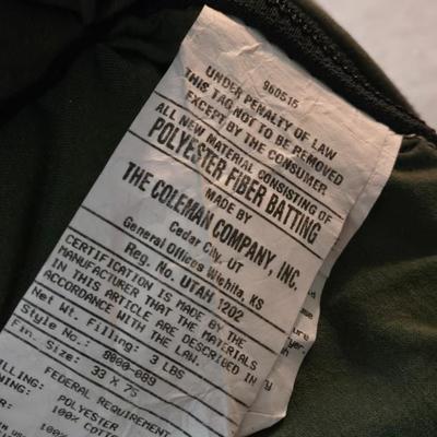 Vintage Coleman Sleeping Bag