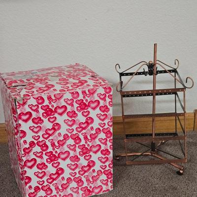 Dresser Top Copper Earring Stand
