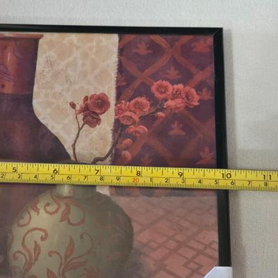 Group of Pictures including a Needlepoint.