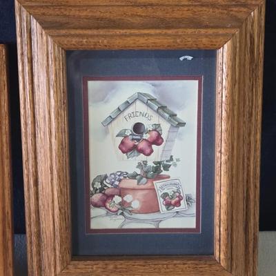 Group of Folk Framed Artwork