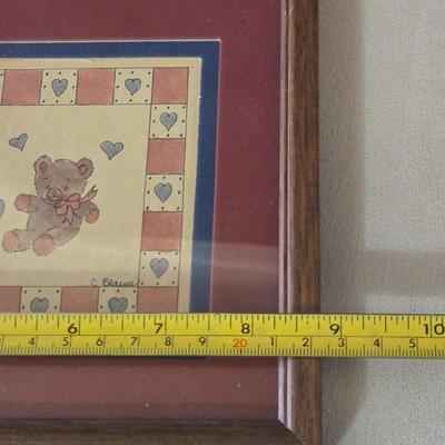 Group of Folk Framed Artwork