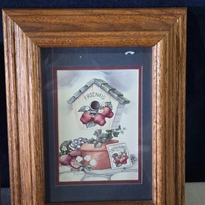 Group of Folk Framed Artwork