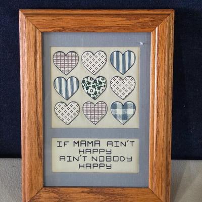Group of Folk Framed Artwork