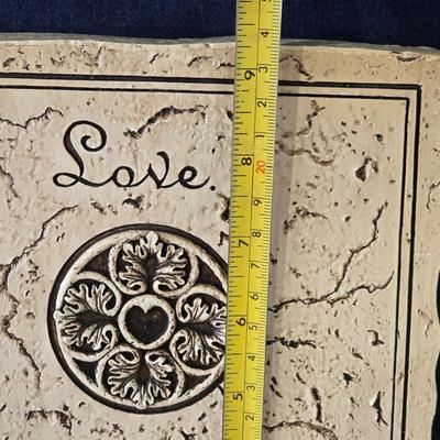 (2) Resin Wall Plaques