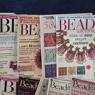 Large Lot of Beading Magazines #1