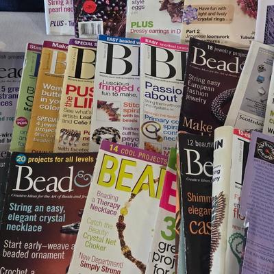 Large Lot of Beading Magazines #1
