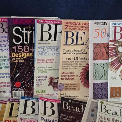 Large Lot of Beading Magazines #1