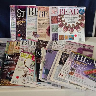 Large Lot of Beading Magazines #1