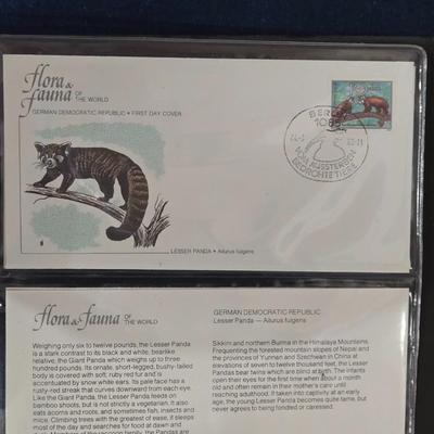 Flora & Fauna of the World Stamp Book #1
