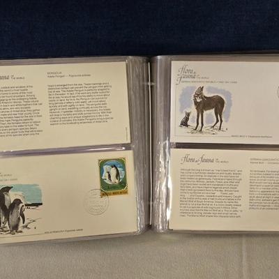 Flora & Fauna of the World Stamp Book #1