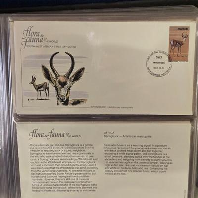 Flora & Fauna of the World Stamp Book #1