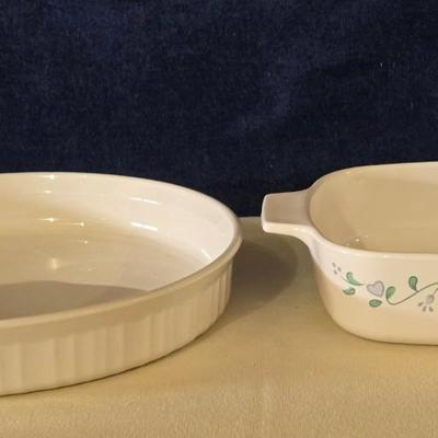 Corning Wear Casserole Dish and Tart or Quiche Dish