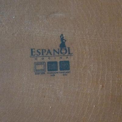 Ceramic Español Dish Serving Bowl