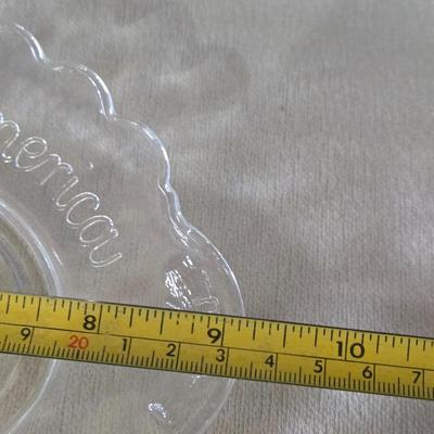 United States Centennial Glass Plate